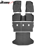 2004-2009 Toyota Prius Heavy Duty TPE All Weather Floor Mats + Trunk Mat + Backrest Mats