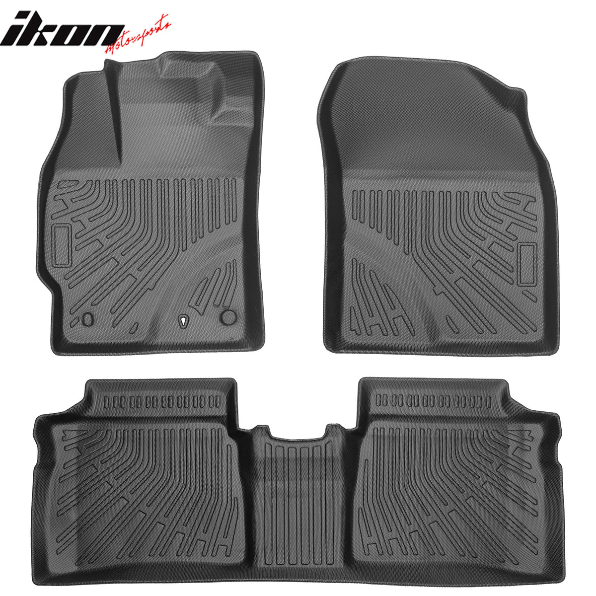 2010-2015 Toyota Prius TPE All Weather Floor Mats + Trunk Mat + Backrest Mats