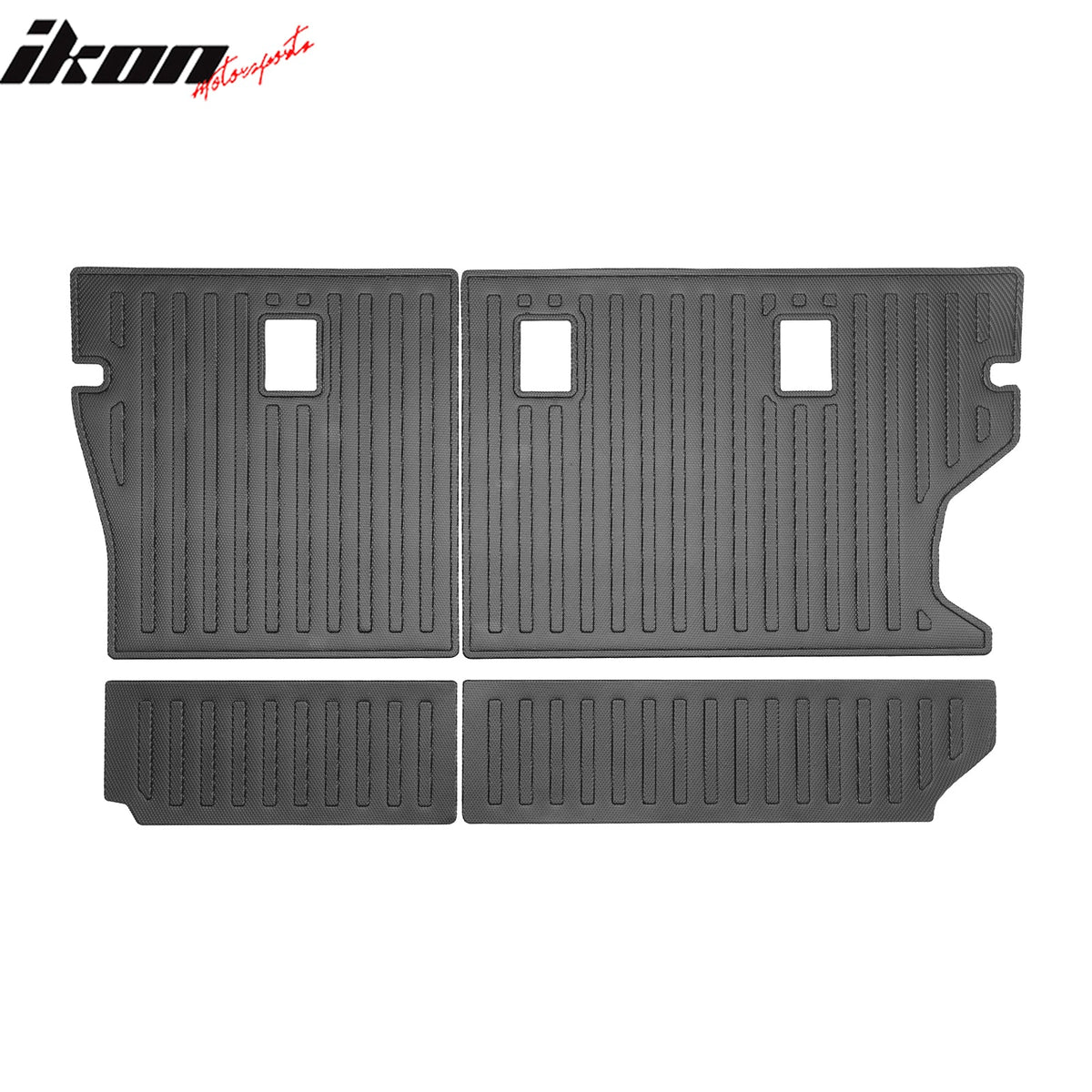 2010-2015 Toyota Prius TPE All Weather Floor Mats + Trunk Mat + Backrest Mats