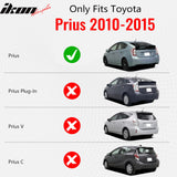2010-2015 Toyota Prius TPE All Weather Floor Mats + Trunk Mat + Backrest Mats