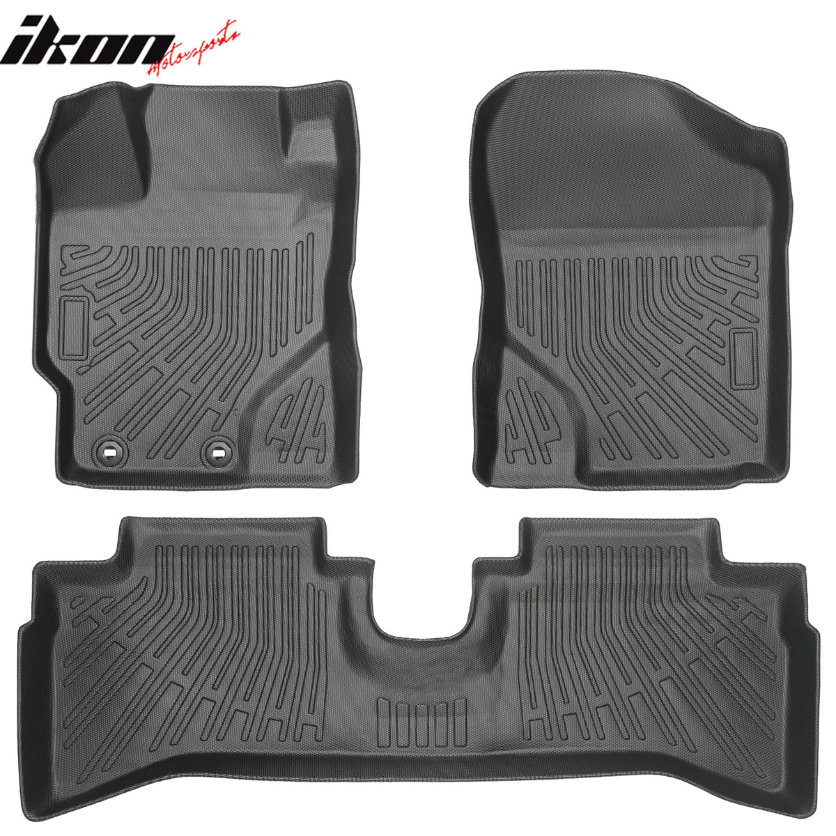 2012-2015 Toyota Prius C TPE All Weather Floor Mats Carpets + Rear Trunk Mat Liner