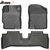 2012-2015 Toyota Prius C TPE All Weather Floor Mats Carpets + Rear Trunk Mat Liner