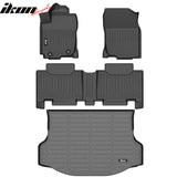3D Molded Floor Mat Carpet + Trunk Mat for Toyota RAV4 4DR 2013-2018 TPE