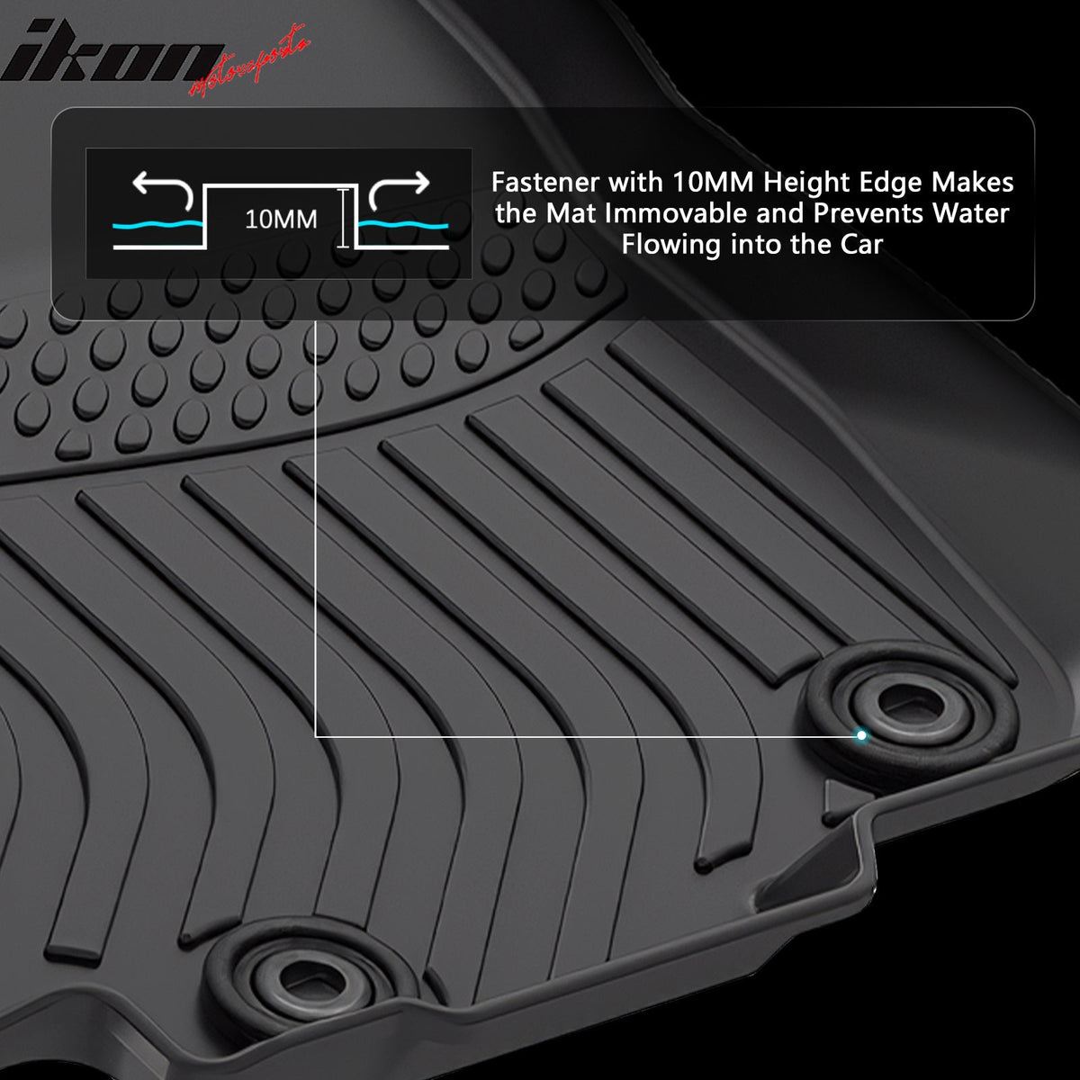3D Molded Floor Mat Carpet + Trunk Mat for Toyota RAV4 4DR 2013-2018 TPE