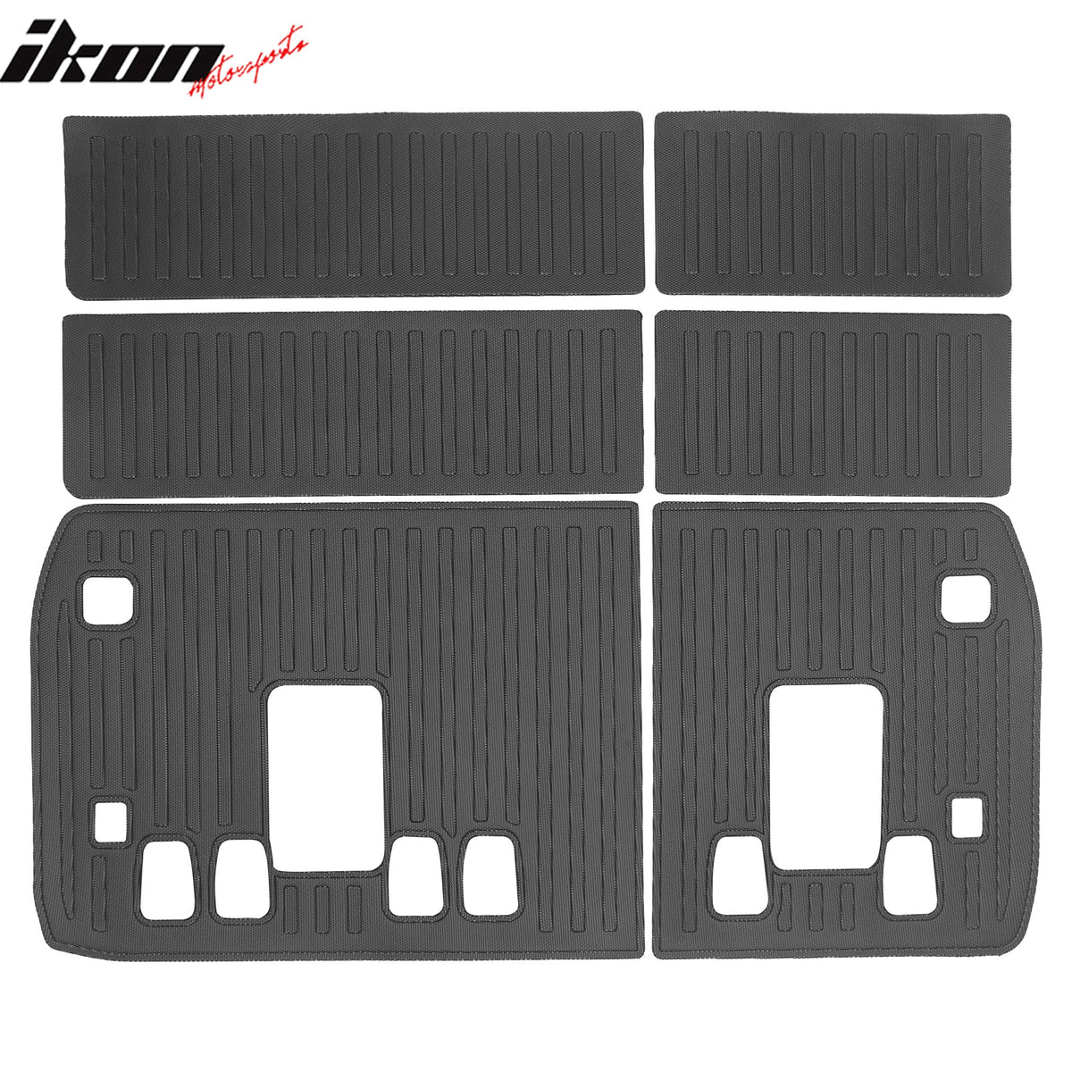 2011-2012 Toyota Sienna 8 Seats TPE All Weather Floor Mats Liner + Trunk Mat + Backrest Mats
