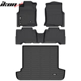 3D Molded Floor Mats Carpet + Trunk Mat for Toyota 4Runner 2003-2009 TPE