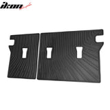 2024-2025 Chevrolet Trax Backrest Mats Rear Seat Liner Black TPE