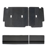 2021-2025 Ford Bronco 4Dr Black TPE Rear Seat Protector Backrest Cover