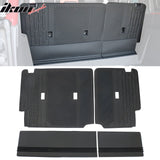 2021-2025 Ford Bronco 4Dr Black TPE Rear Seat Protector Backrest Cover