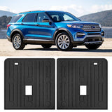 2020-2024 Ford Explorer 2PCS Backrest Mats Rear Seat Liner Black TPE