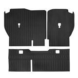2023-2025 Honda CR-V 3PCS Backrest Mats Rear Seat Back Cover Black TPE