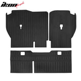 2023-2025 Honda CR-V 3PCS Backrest Mats Rear Seat Back Cover Black TPE