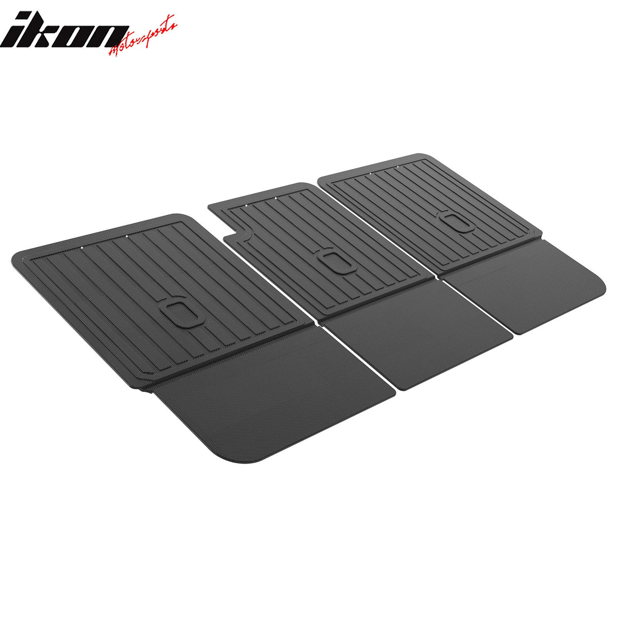 2023-2026 Mercedes-Benz X296 EQS SUV 5 Seats TPE Backrest Mat All Weather Rear Seat Back Cover Carpet Liner 3PCS Set