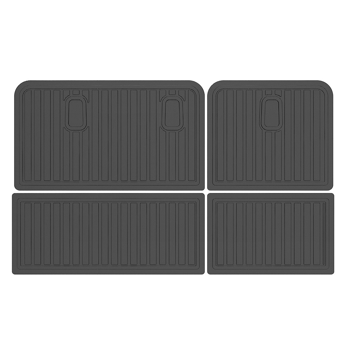 Rear Seat Back Backrest Mats for Nissan Armada INFINITI QX80 2025-2026 TPE