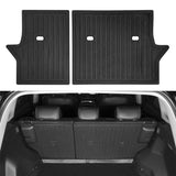 2019-2024 Toyota RAV4 All Models 2PCS Backrest Mats Liner Black TPE