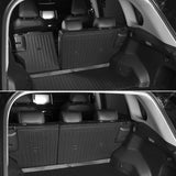 2019-2024 Toyota RAV4 All Models 2PCS Backrest Mats Liner Black TPE