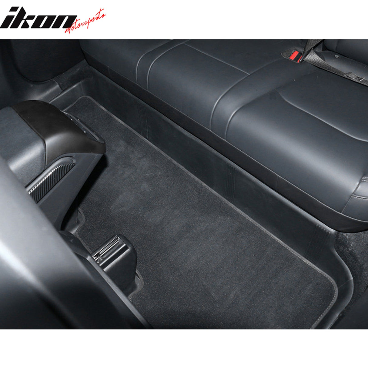 Car Floor Mat for 2017-2023 Tesla Model 3 Black Rear Anti-kick TPE