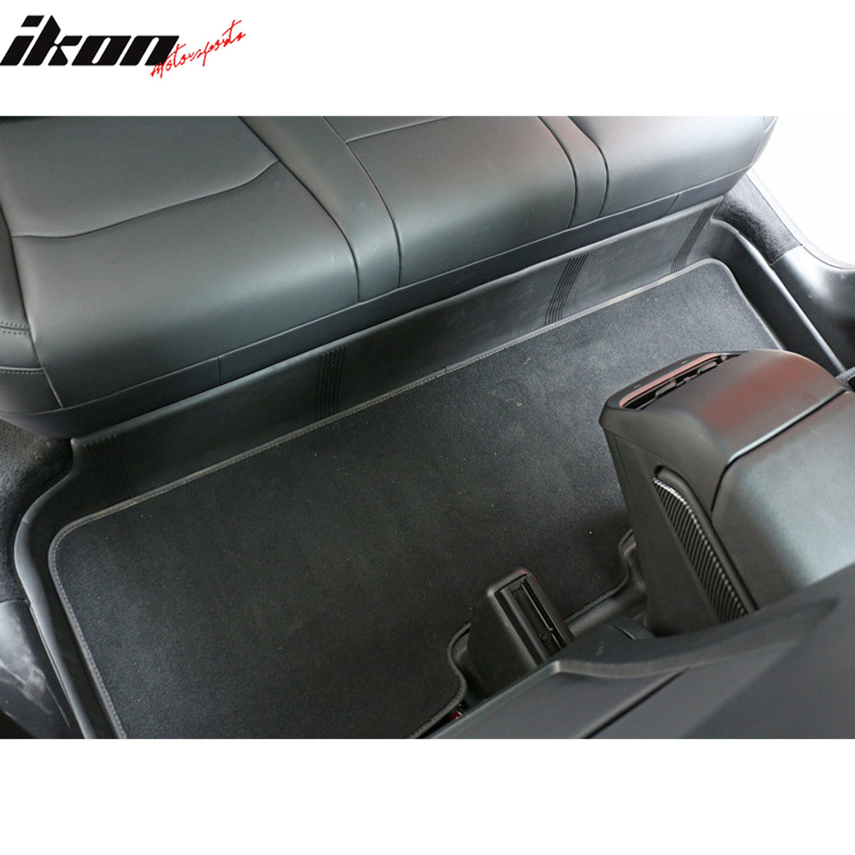 Car Floor Mat for 2017-2023 Tesla Model 3 Black Rear Anti-kick TPE