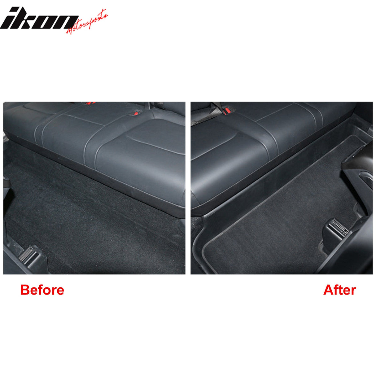 Car Floor Mat for 2017-2023 Tesla Model 3 Black Rear Anti-kick TPE