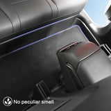 Car Floor Mat for 2020-2024 Tesla Model Y Black Rear Anti-kick TPE