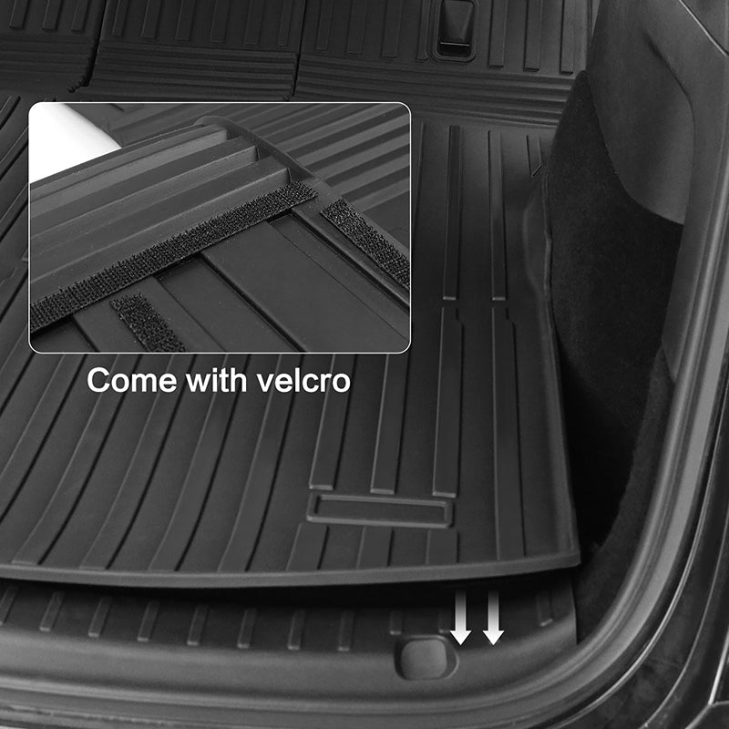 2020-2023 Tesla Model Y Back Seat Cover W/ Trunk Mats Cargo Liner TPE