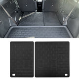2020-2024 Hyundai Palisade 2PCS All Weather Backrest Mats Black XPE