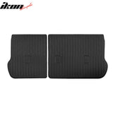 2022-2024 Kia EV6 2PCS All Weather Backrest Mats Cover Liner Black XPE