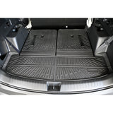2024-2025 Hyundai Santa Fe Trunk Mat W/ Backrest Rear Seat Liner Black