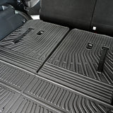 2024-2025 Hyundai Santa Fe Trunk Mat W/ Backrest Rear Seat Liner Black