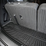 2024-2025 Hyundai Santa Fe Trunk Mat W/ Backrest Rear Seat Liner Black