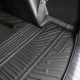 2024-2025 Hyundai Santa Fe Trunk Mat W/ Backrest Rear Seat Liner Black