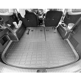 Trunk Mat w/ Backrest Mats for Kia Telluride 2020-2025 Liner Black TPE 1PC