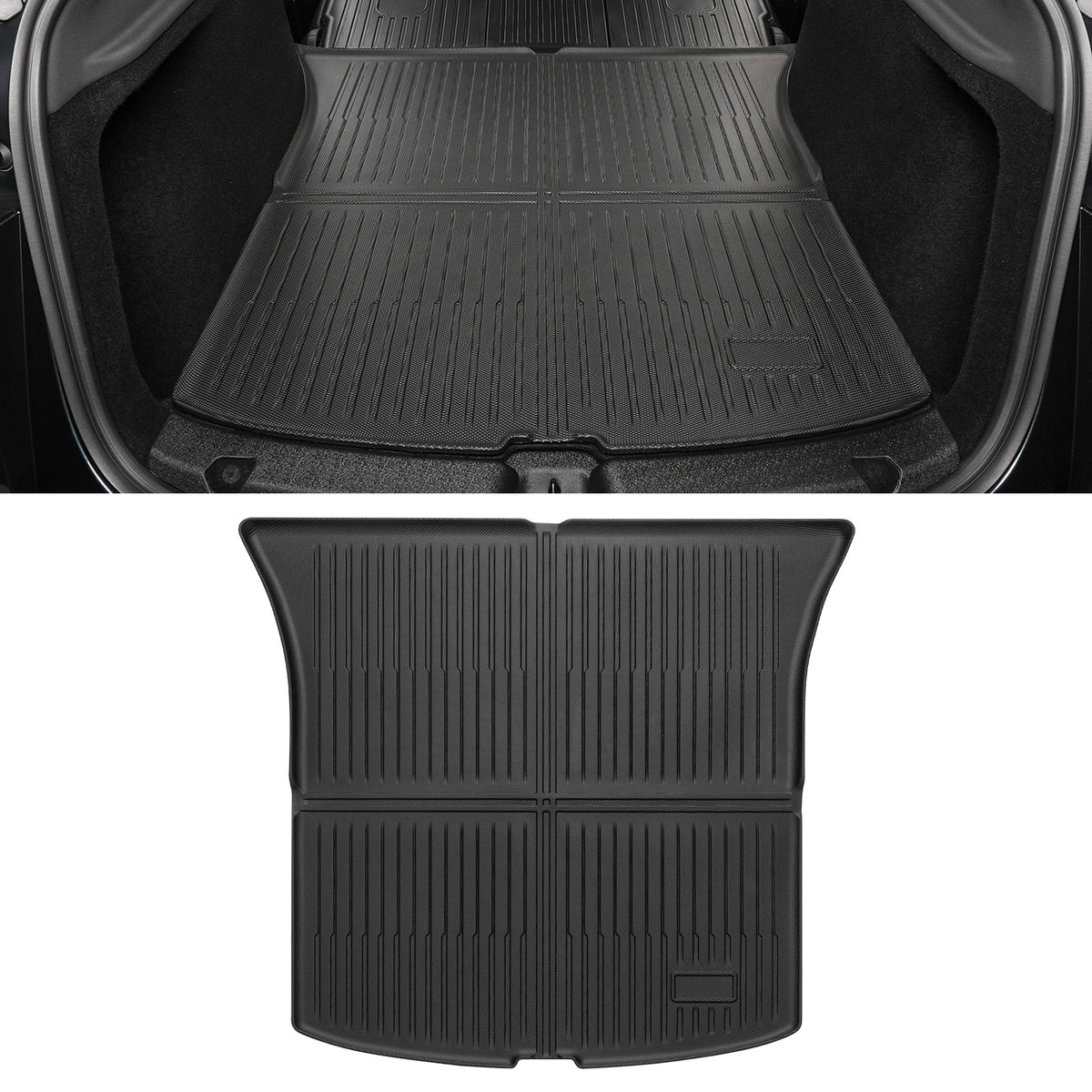 2026 Tesla Model Y Juniper 5-Seat Rear Cargo Liner Trunk Tray Mats TPE