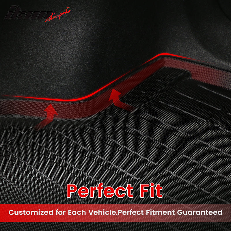 2018-2025 Honda Odyssey All Weather Rear Cargo Trunk Tray Mats TPE
