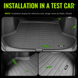 2022-2024 Honda Civic All Weather 3D Rear Trunk Mat Cargo Liner TPE