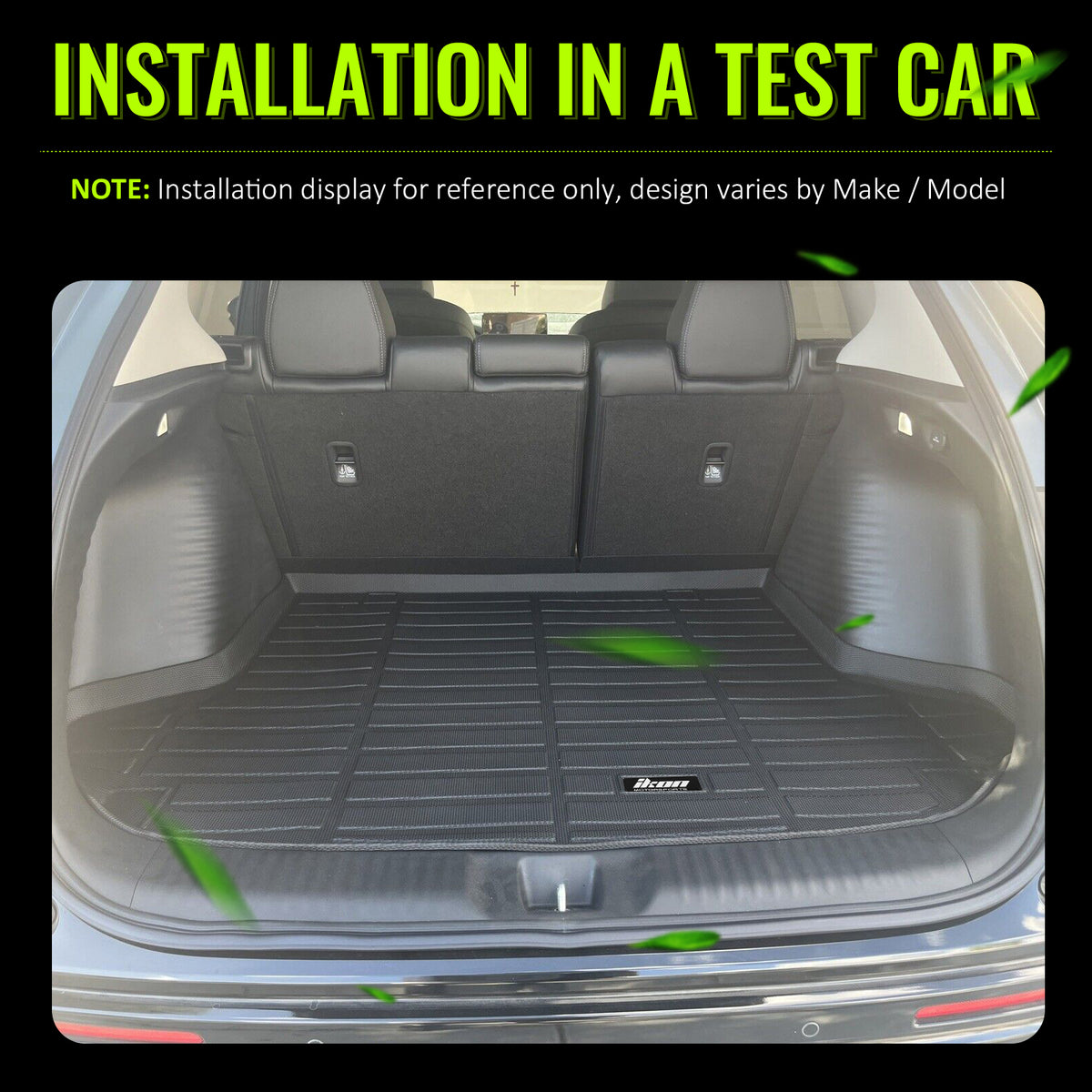 2023-2026 Honda HR-V All Weather 3D Rear Trunk Mat Cargo Liner Pad TPE