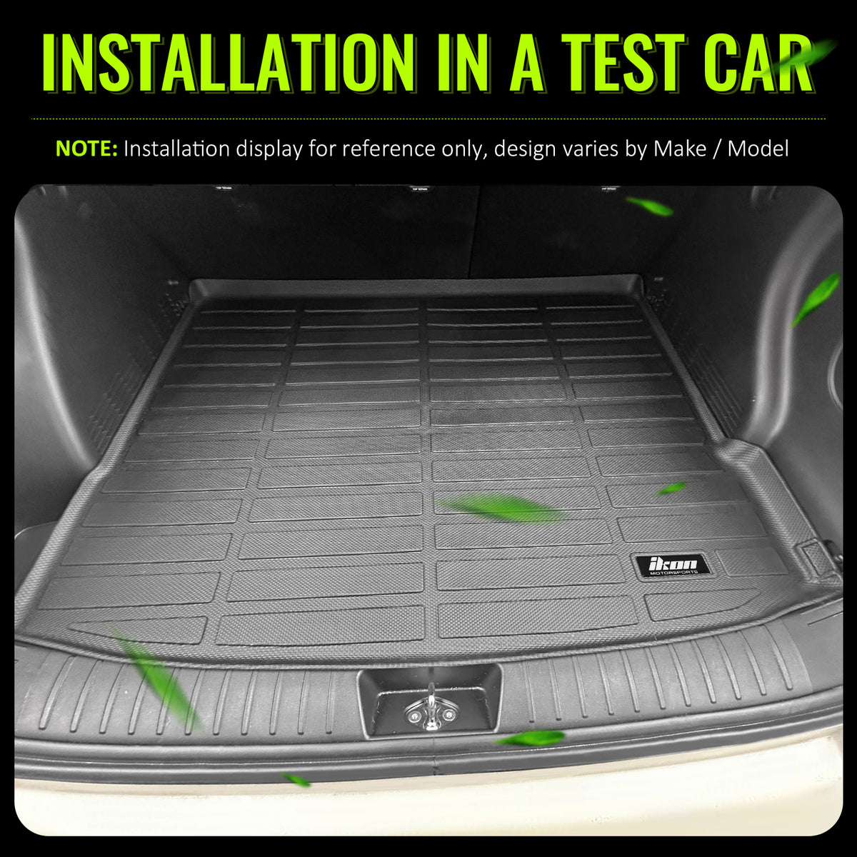2024-2025 Hyundai Kona & Kona Electric Rear Trunk Mat 3D TPE Liner