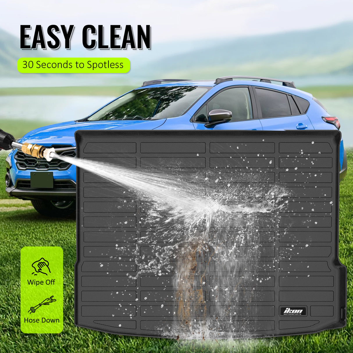 2024-2025 Hyundai Kona & Kona Electric Rear Trunk Mat 3D TPE Liner