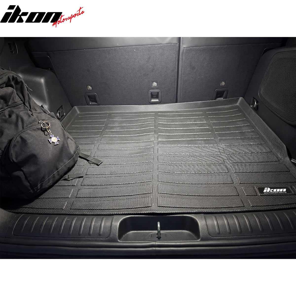 2019-2023 Jeep Cherokee 3D TPE All Weather Heavy Duty Waterproof Rear Trunk Tray Cargo Area Liner Mats Interior Auto Parts Black