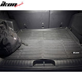 2019-2023 Jeep Cherokee 3D TPE All Weather Heavy Duty Waterproof Rear Trunk Tray Cargo Area Liner Mats Interior Auto Parts Black