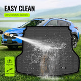 2019-2024 Kia Forte All Weather Rear Cargo Liner Trunk Tray Mats TPE
