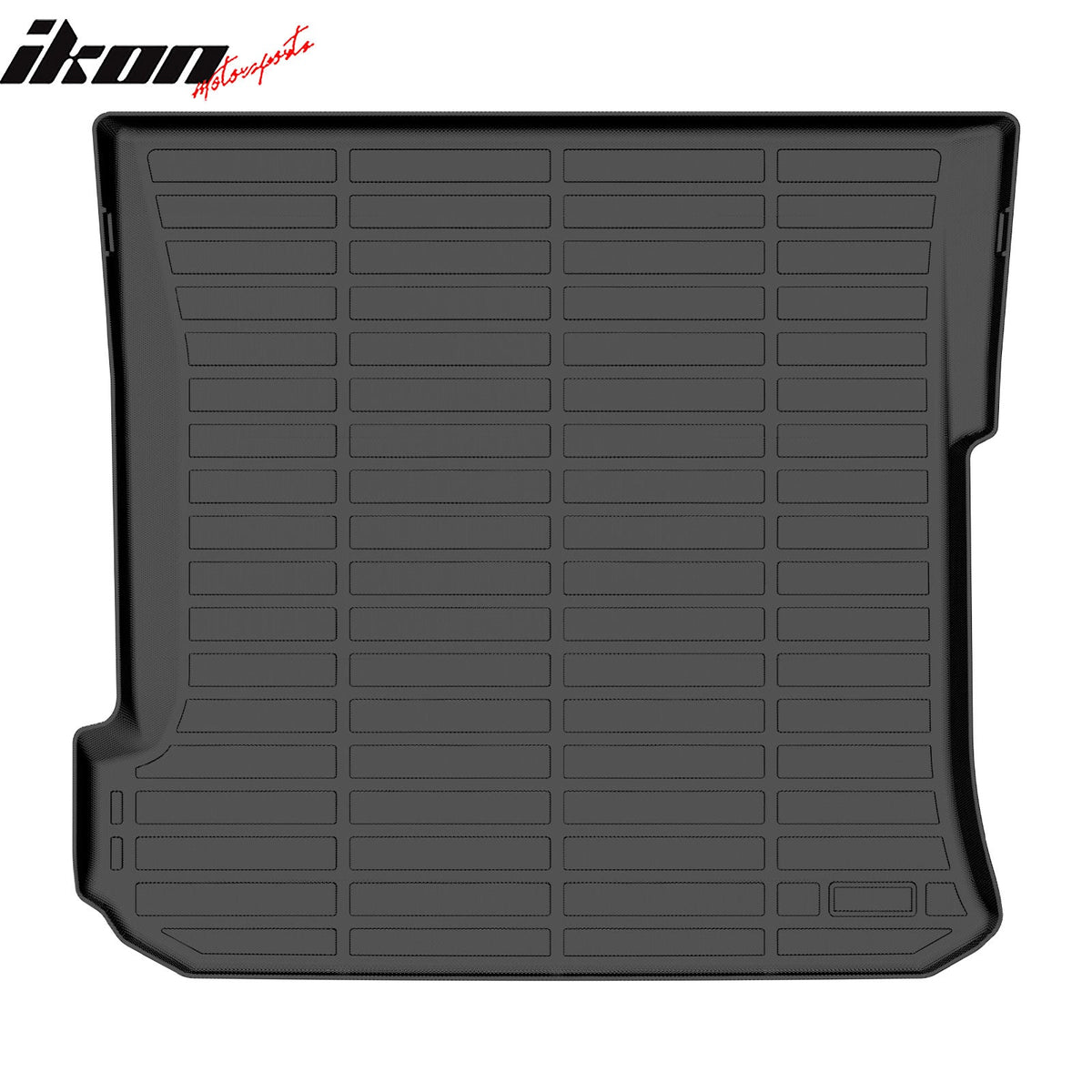 2023-2026 Mercedes-Benz X296 EQS SUV 5 Seats Trunk Mats All Weather Rear Cargo Liner Black TPE