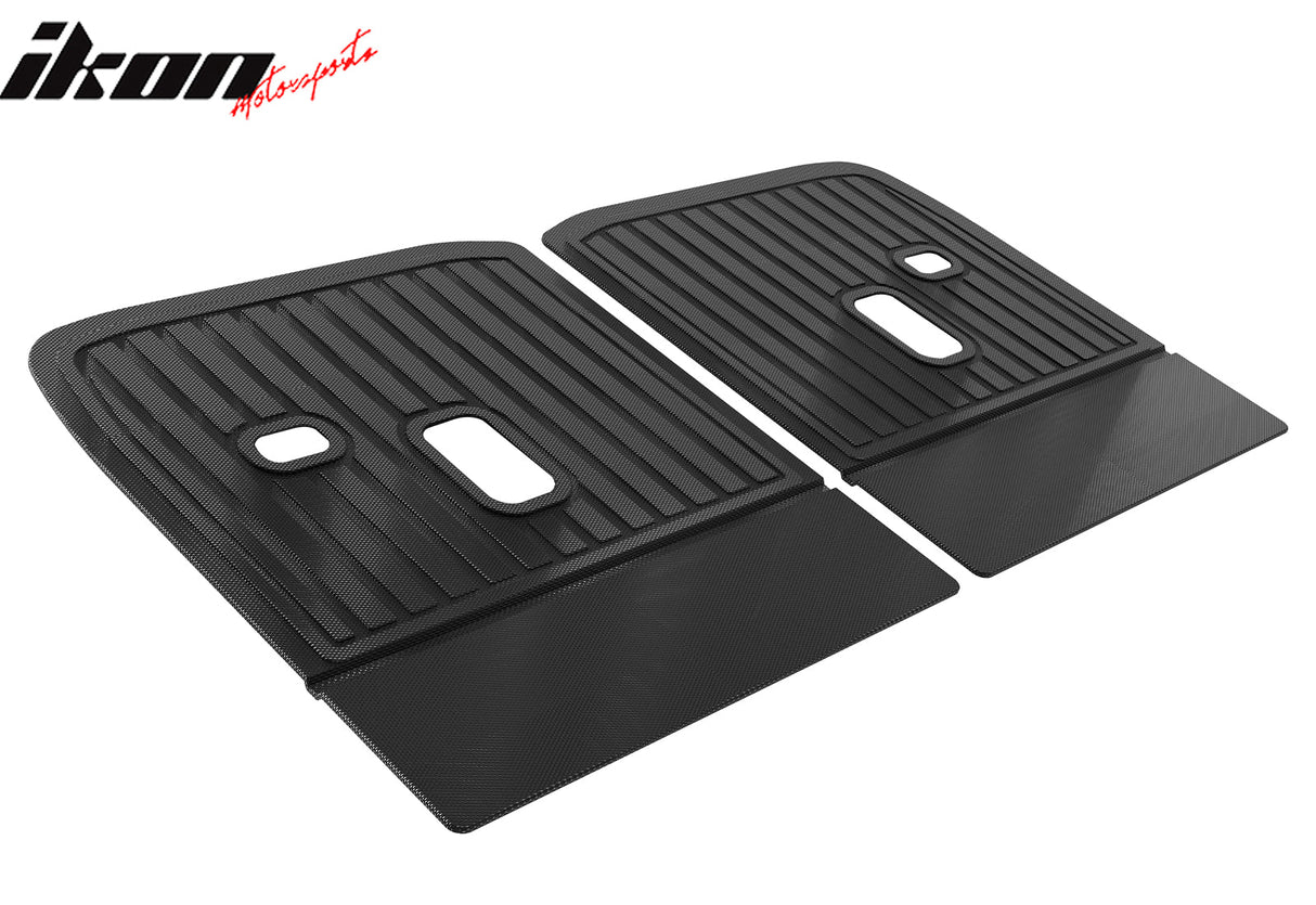 2024-2025 Mazda CX-90 6 Seats 2PCS Backrest Mats Rear Seat Liner TPE