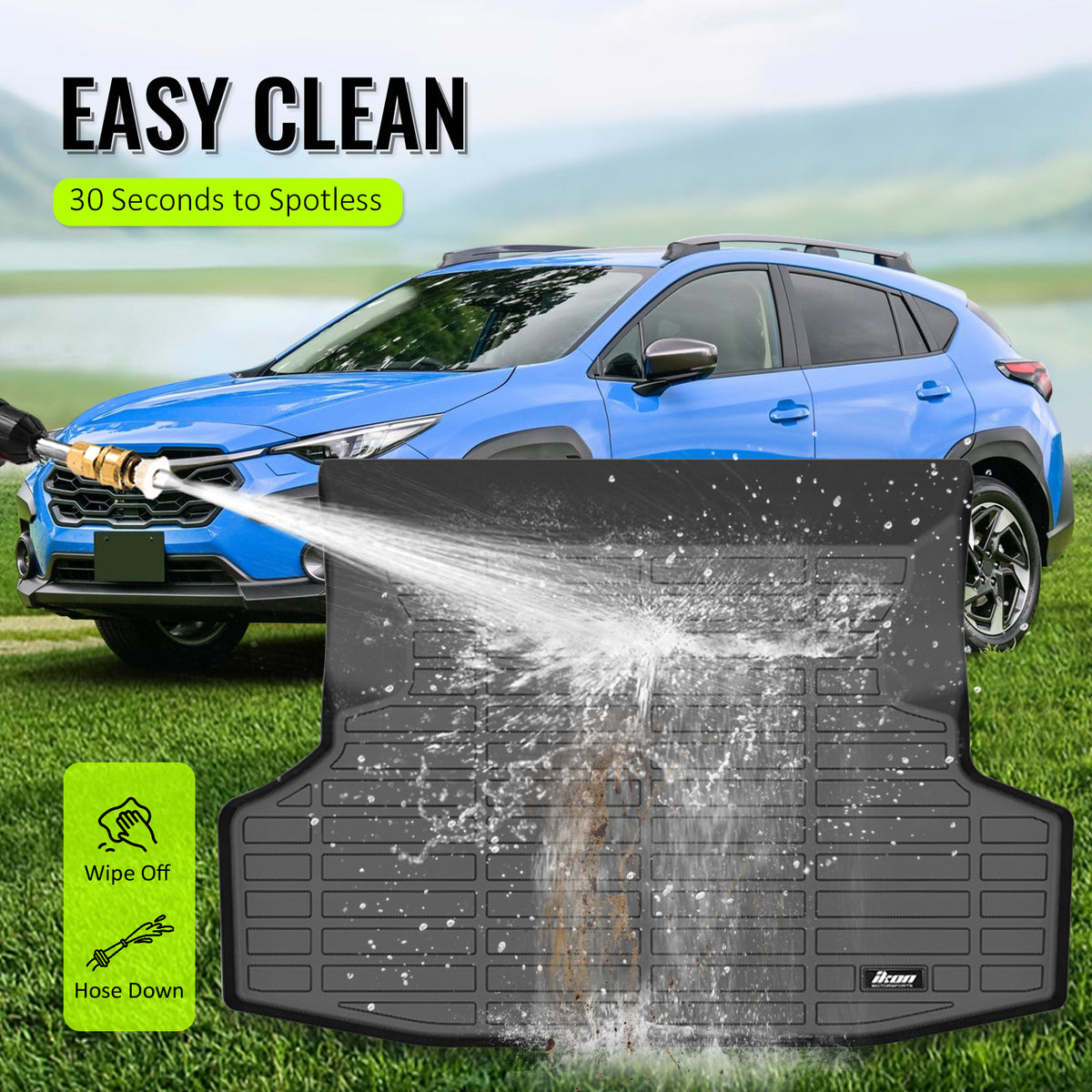 Rear Trunk Mat Cargo Liner Pad for Subaru WRX 2022-2026 All Weather 3D TPE
