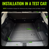 2023-2025 Toyota Prius Prime 3D All Weather Cargo Trunk Tray Mats TPE