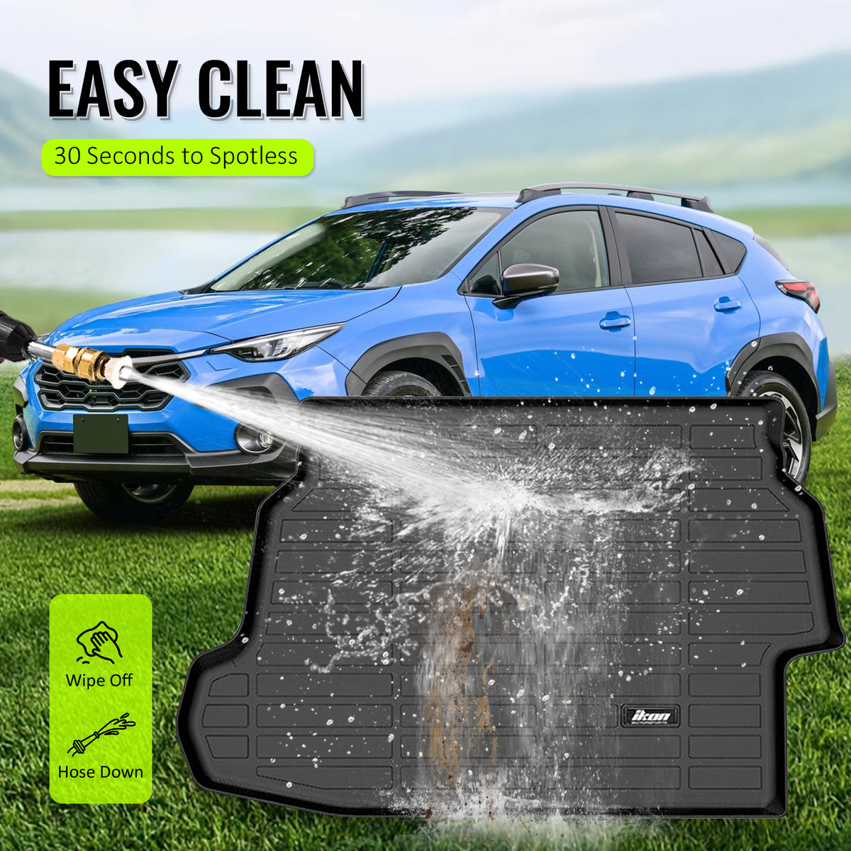 3D Rear Trunk Boot Mat Cargo Liner for 2023-2026 Toyota Prius LE TPE