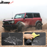 2021-2025 Ford Bronco 4DR Black Trunk Mats Cargo Liner Injection TPE