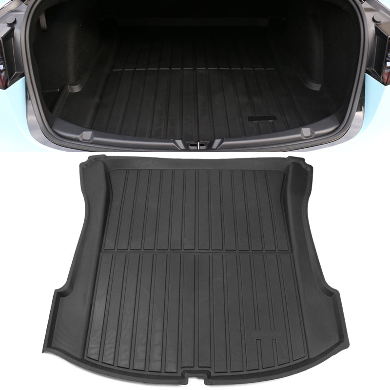 2017-2023 Tesla Model 3 4DR Black Trunk Mats Cargo Liner Injection TPE