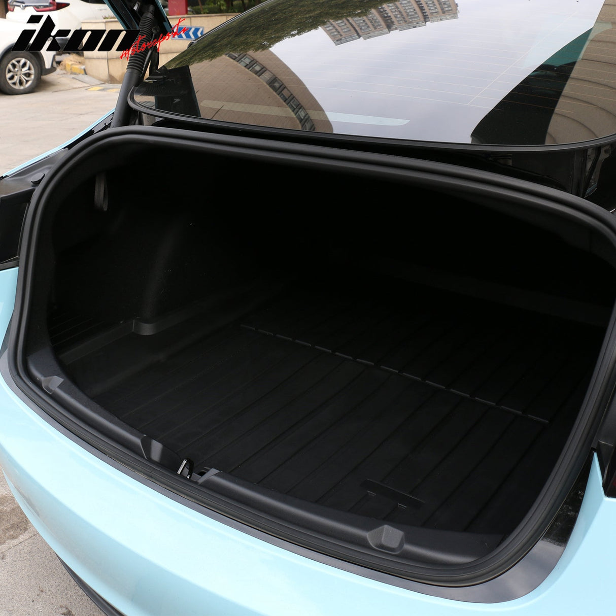 2017-2023 Tesla Model 3 All Weather Black Trunk Mat Injection TPE
