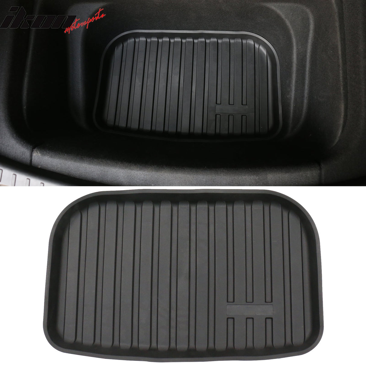 2020-2024 Tesla Model Y Black Trunk Mats Cargo Liner Injection TPE